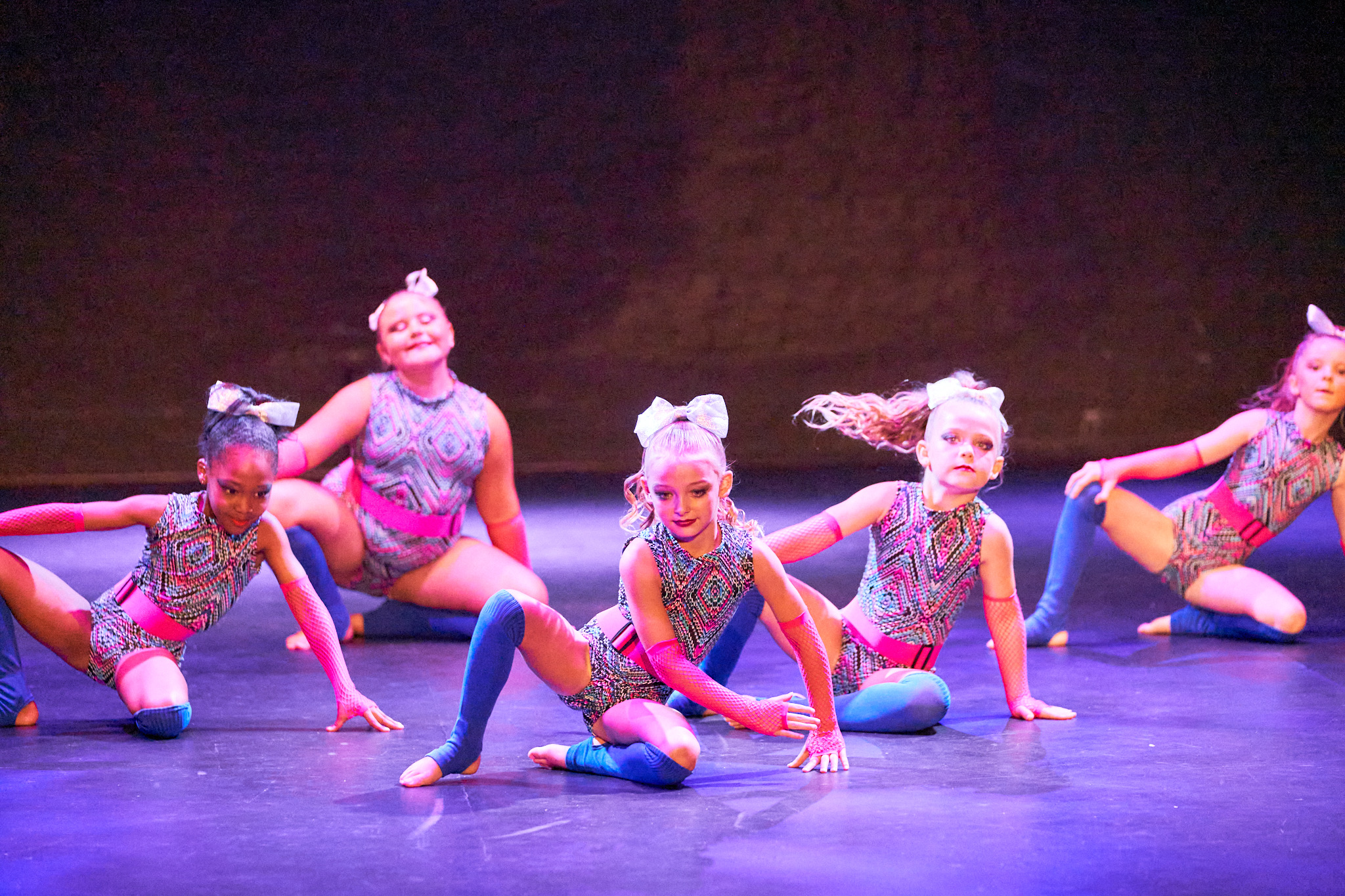 Outline Dance Centre - junior group geometric costumes