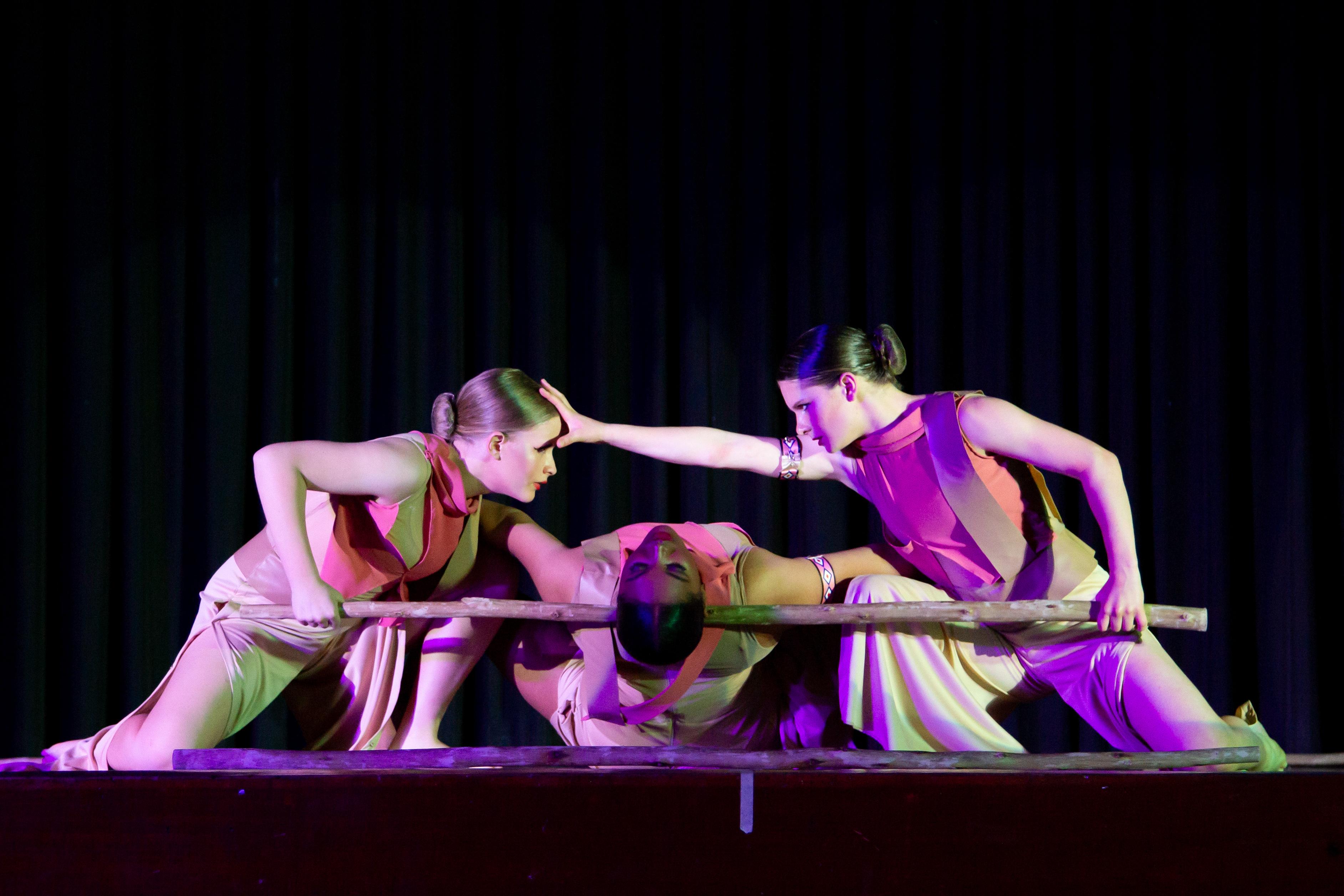 Outline Dance Centre - trio contemporary with prop